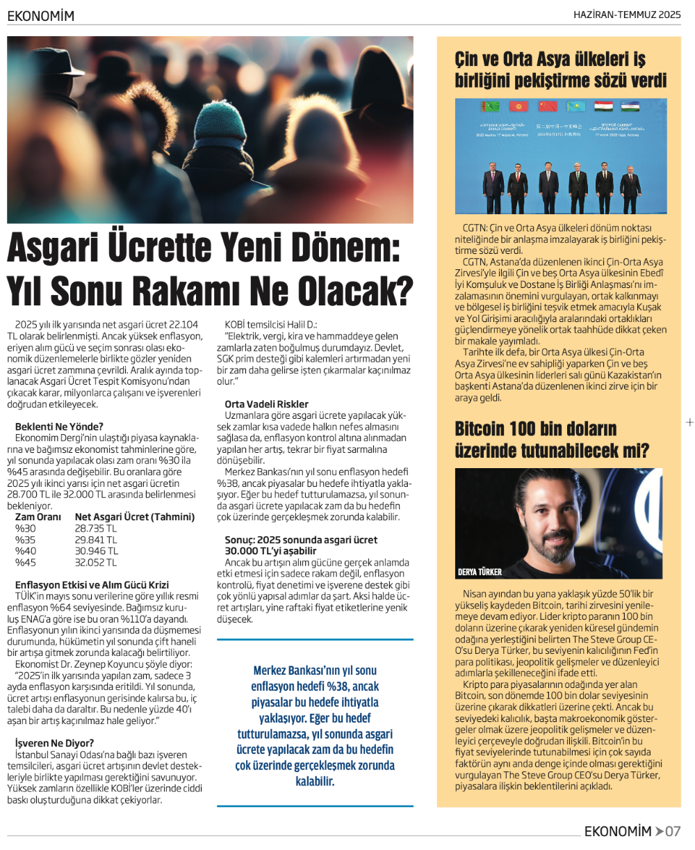 EKONOMİM Temmuz Sayısı Çıktı!